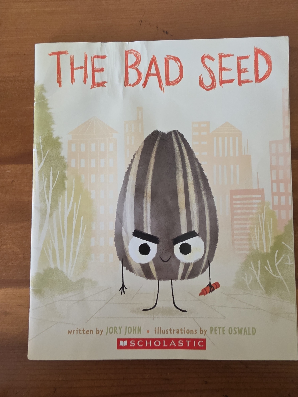 The Bad Seed Children's Book - Illustrated Cover, Brown Seed Character